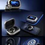 Auriculares inalámbricos Bluetooth XP6 para juegos con Nuevo gancho para auriculares enchufados Smart Auriculares con tecnología de cancelación de ruido 2025