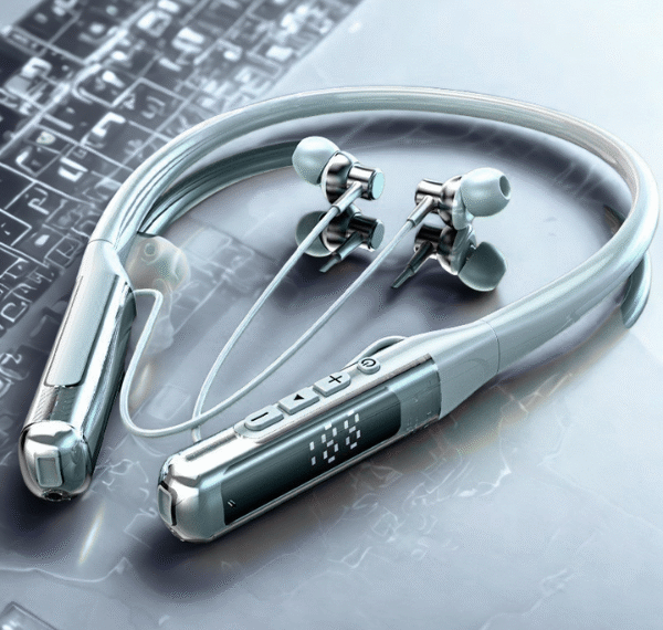 Auriculares Bluetooth para colgar en el cuello, nuevo estilo 2025, con batería de larga duración, deportivos, graves potentes y antirruido