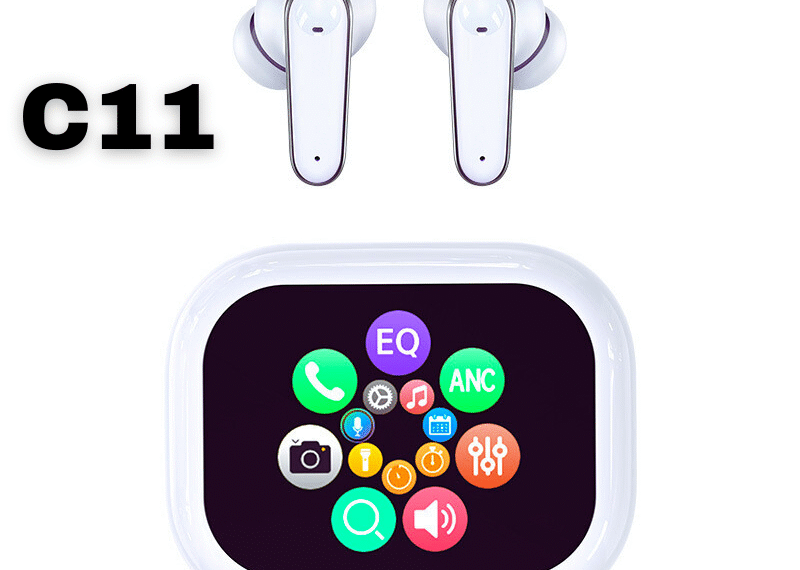 Auriculares inalámbricos Bluetooth inalámbricos C11 con ANC y AEC