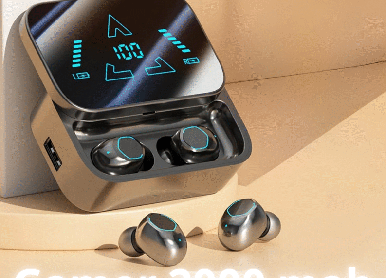 Auriculares Bluetooth Nuevos 2025 con Reducción de Ruido Inalámbrica, Sonido de Alta Calidad, Intraauriculares para Hombre, Alta Calidad