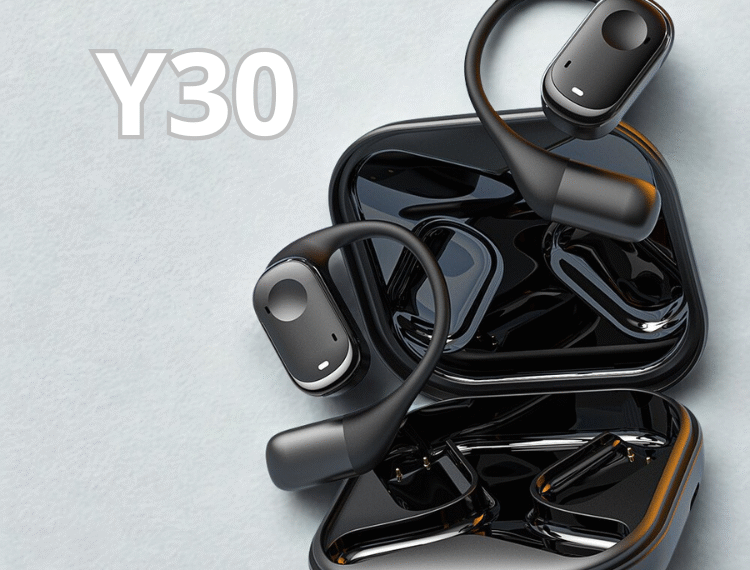 Nuevos auriculares OWS Y30 Bluetooth de oído abierto con reducción de ruido y micrófono doble colgante