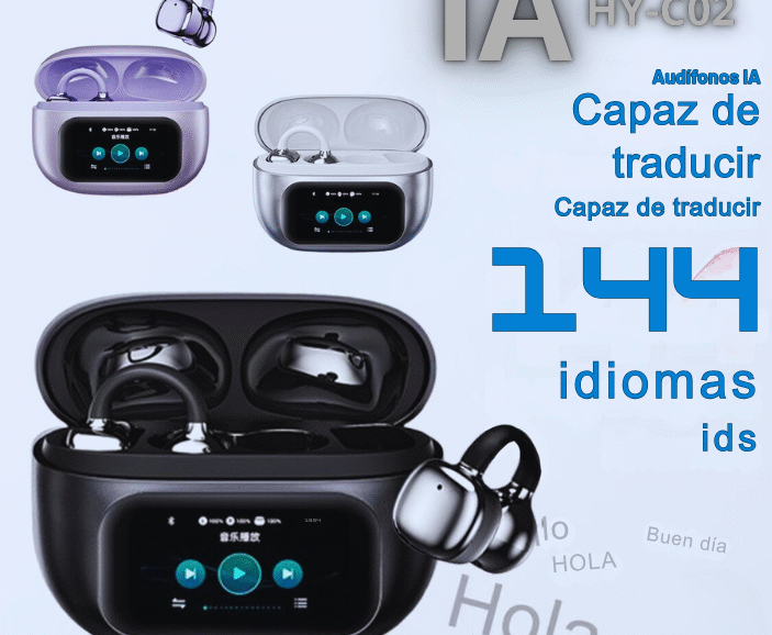 Nuevos Auriculares de Traducción Inteligente HY-C02 con Click para la Oreja
